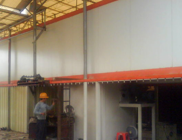Coating production line