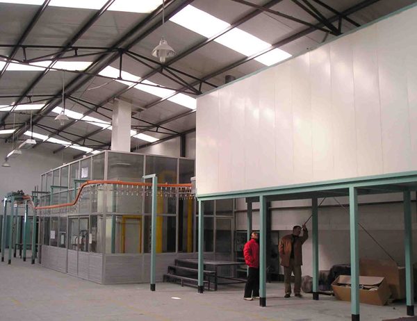 Coating production line