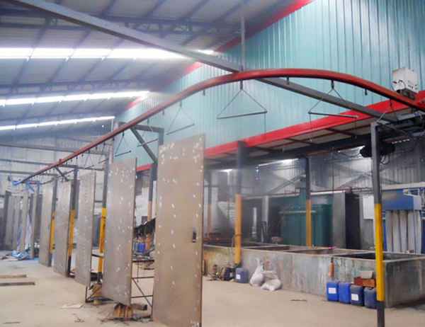 Coating production line