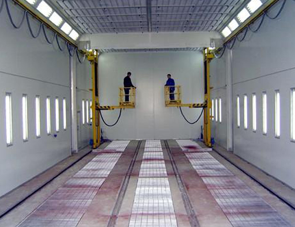 Industrial paint room