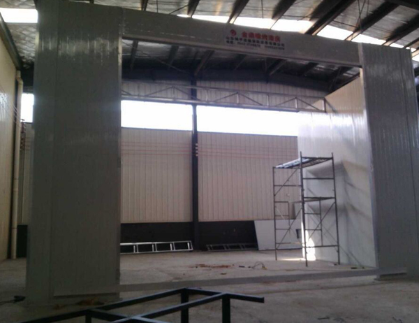 Industrial paint room